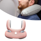 Maxbell Travel Pillow Airplane Pillow Headrest Ergonomic Ultralight Soft Neck Pillow M Pink