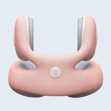 Maxbell Travel Pillow Airplane Pillow Headrest Ergonomic Ultralight Soft Neck Pillow M Pink