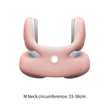 Maxbell Travel Pillow Airplane Pillow Headrest Ergonomic Ultralight Soft Neck Pillow M Pink