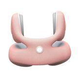 Maxbell Travel Pillow Airplane Pillow Headrest Ergonomic Ultralight Soft Neck Pillow L Pink