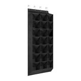 Maxbell Door Shoe Rack 24 Grids Shoe Shelf Organizer for Wardrobe behind Door Pantry