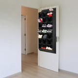 Maxbell Door Shoe Rack 24 Grids Shoe Shelf Organizer for Wardrobe behind Door Pantry