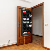Maxbell Door Shoe Rack 24 Grids Shoe Shelf Organizer for Wardrobe behind Door Pantry