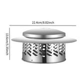 Maxbell Roof Vent Cap Ducting Pipe Insulation Vent Cover Outdoor Chimney Cap Outside M