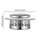 Maxbell Roof Vent Cap Ducting Pipe Insulation Vent Cover Outdoor Chimney Cap Outside L