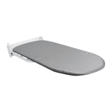 Maxbell Wall Mounted Ironing Board 180° Rotation Hanging for Living Room Small Space White Gray