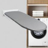 Maxbell Wall Mounted Ironing Board 180° Rotation Hanging for Living Room Small Space White Gray