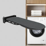 Maxbell Wall Mounted Ironing Board 180° Rotation Hanging for Living Room Small Space Black