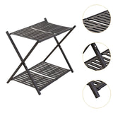 Maxbell Metal Luggage Rack for Guest Room Luggage Holder for Hotel Bedroom Gardening