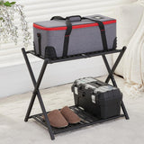 Maxbell Metal Luggage Rack for Guest Room Luggage Holder for Hotel Bedroom Gardening