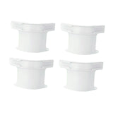 Maxbell 4 Pieces Bed Sheet Holders Easy Installation Keep Firm and Tight with Strips White