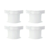 Maxbell 4 Pieces Bed Sheet Holders Easy Installation Keep Firm and Tight with Strips White