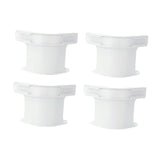 Maxbell 4 Pieces Bed Sheet Holders Easy Installation Keep Firm and Tight with Strips White