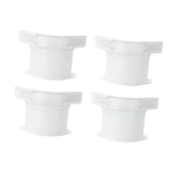 Maxbell 4 Pieces Bed Sheet Holders Easy Installation Keep Firm and Tight with Strips White