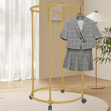 Maxbell Floor Drying Rack with Wheels Clothing Storage Rack for Home Hallway Bedroom