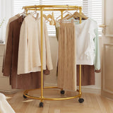 Maxbell Floor Drying Rack with Wheels Clothing Storage Rack for Home Hallway Bedroom