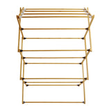 Maxbell Clothes Drying Rack Foldable x Shaped Bamboo for Indoor Outdoor Balcony Yard