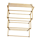 Maxbell Clothes Drying Rack Foldable x Shaped Bamboo for Indoor Outdoor Balcony Yard