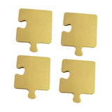Maxbell 4 Pieces Wooden Coasters Ideal Puzzle Coasters for Tabletop Cafe Office