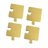 Maxbell 4 Pieces Wooden Coasters Ideal Puzzle Coasters for Tabletop Cafe Office