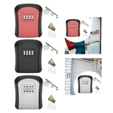 Maxbell Key Lock Box Sturdy Key Storage Box for Office Outdoor House Keys Room Cards Red