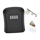 Maxbell Key Lock Box Sturdy Key Storage Box for Office Outdoor House Keys Room Cards Black