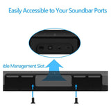 Maxbell Soundbar Wall Mount Shelf Speaker Bracket for Gen 1 Gen 2 Office Living Room Black