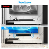 Maxbell Soundbar Wall Mount Shelf Speaker Bracket for Gen 1 Gen 2 Office Living Room Black