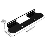 Maxbell Soundbar Wall Mount Shelf Speaker Bracket for Gen 1 Gen 2 Office Living Room Black