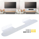 Maxbell Soundbar Wall Mount Shelf Speaker Bracket for Gen 1 Gen 2 Office Living Room White