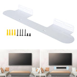 Maxbell Soundbar Wall Mount Shelf Speaker Bracket for Gen 1 Gen 2 Office Living Room White