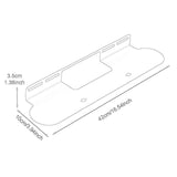 Maxbell Soundbar Wall Mount Shelf Speaker Bracket for Gen 1 Gen 2 Office Living Room White