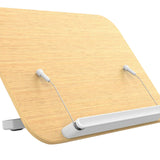 Maxbell Book Stand for Reading Wood Foldable Book Holder for Laptop Home Sheet Music