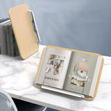 Maxbell Book Stand for Reading Wood Foldable Book Holder for Laptop Home Sheet Music