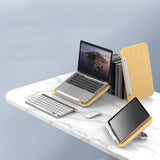 Maxbell Book Stand for Reading Wood Foldable Book Holder for Laptop Home Sheet Music