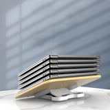 Maxbell Book Stand for Reading Wood Foldable Book Holder for Laptop Home Sheet Music