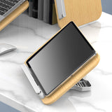 Maxbell Book Stand for Reading Wood Foldable Book Holder for Laptop Home Sheet Music