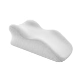 Maxbell Adult Memory Foam Bed Pillow Anti Slip Bottom Multipurpose for Backrest Soft Light Gray