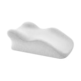 Maxbell Adult Memory Foam Bed Pillow Anti Slip Bottom Multipurpose for Backrest Soft Light Gray
