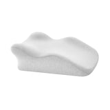 Maxbell Adult Memory Foam Bed Pillow Anti Slip Bottom Multipurpose for Backrest Soft Light Gray