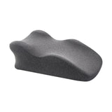Maxbell Adult Memory Foam Bed Pillow Anti Slip Bottom Multipurpose for Backrest Soft Dark Grey