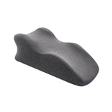 Maxbell Adult Memory Foam Bed Pillow Anti Slip Bottom Multipurpose for Backrest Soft Dark Grey