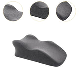 Maxbell Adult Memory Foam Bed Pillow Anti Slip Bottom Multipurpose for Backrest Soft Dark Grey