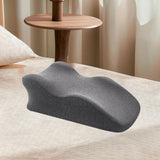 Maxbell Adult Memory Foam Bed Pillow Anti Slip Bottom Multipurpose for Backrest Soft Dark Grey