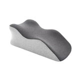 Maxbell Adult Memory Foam Bed Pillow Anti Slip Bottom Multipurpose for Backrest Soft Mixed Grey