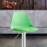 Maxbell Stool Seat Replacement Modern Chair Seat Surface for Dining Room Green