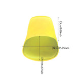 Maxbell Stool Seat Replacement Modern Chair Seat Surface for Dining Room Yellow