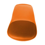 Maxbell Stool Seat Replacement Modern Chair Seat Surface for Dining Room Orange