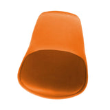 Maxbell Stool Seat Replacement Modern Chair Seat Surface for Dining Room Orange