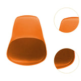 Maxbell Stool Seat Replacement Modern Chair Seat Surface for Dining Room Orange